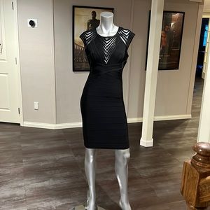 Herve Leger black dress
